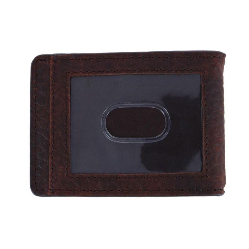 Cartera Ariat 10x75x13 cm de Cuero de Toro con Clip para Billetes