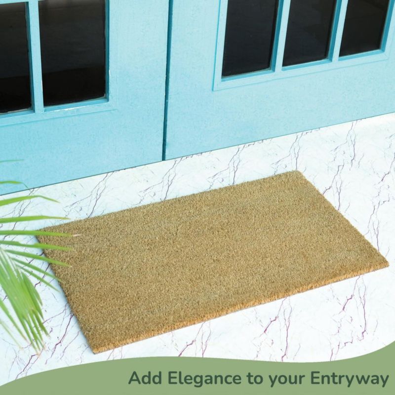 Felpudo Eco Living 43 × 26 cm paquete de 2 beige