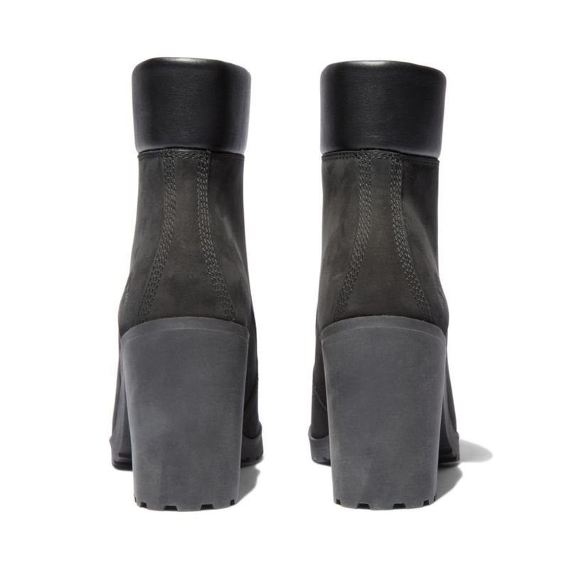 Bota Timberland Allington para mujer 15 cm con cordones negro nubuck