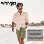 Pantalones Cargo Wrangler Stretch Twill para Hombres de Talla Grande y Alta