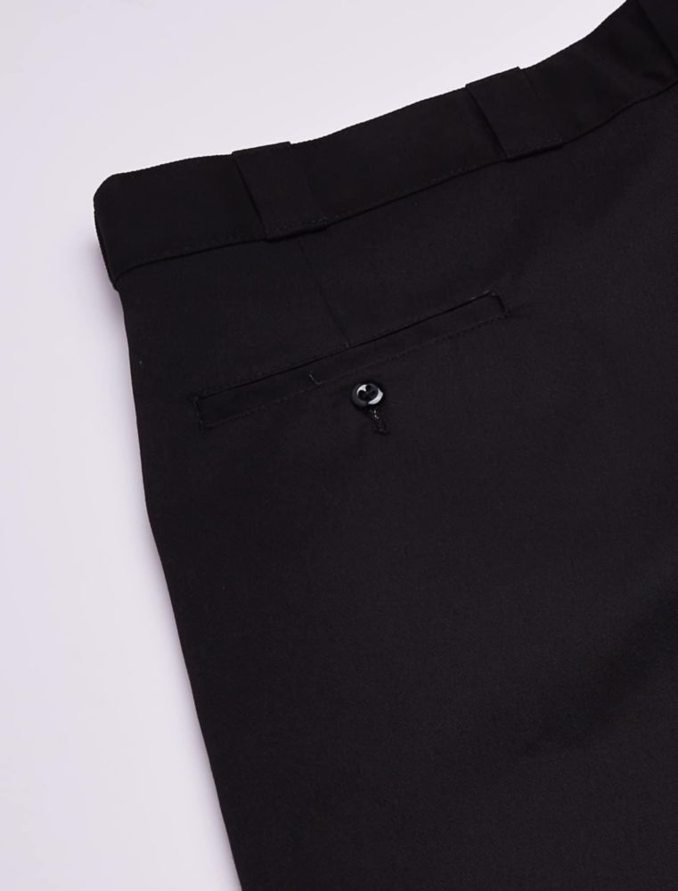 PANTALONES Dickies Big‑Tall 46W x 86L Negro Doble Rodilla
