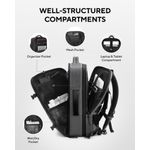 MOCHILA Dinictis 60L Compresión al Vacío Gris Oscuro