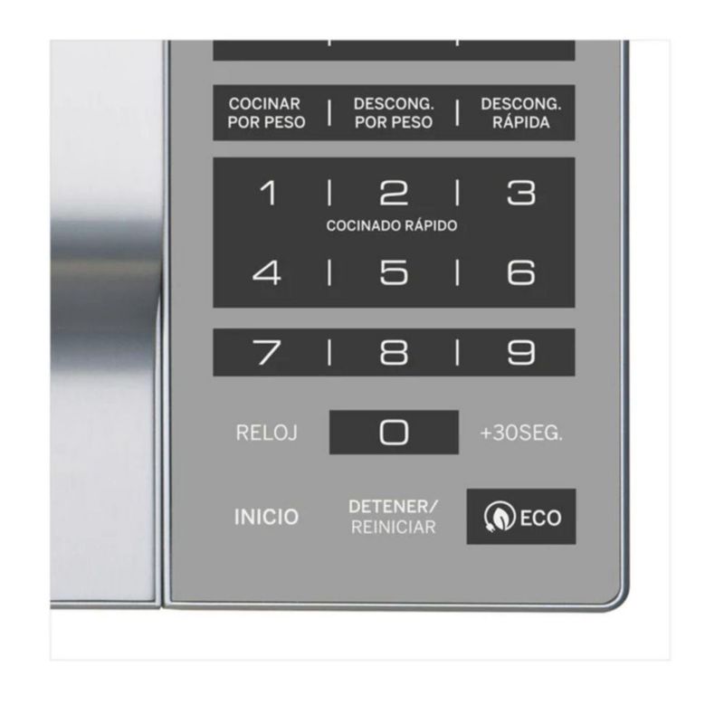 Horno de Microondas GE 1.4 Pies Cúbicos con Grill Gris MGE14SEJG