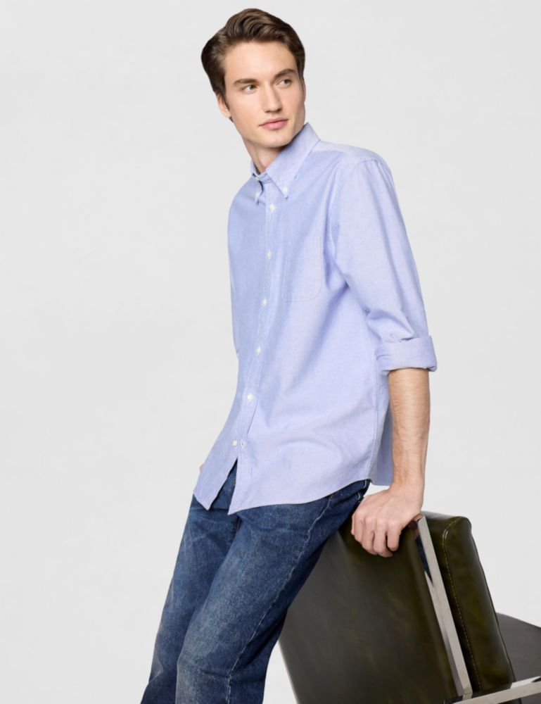 Camisa Brooks Brothers Oxford 100% algodón