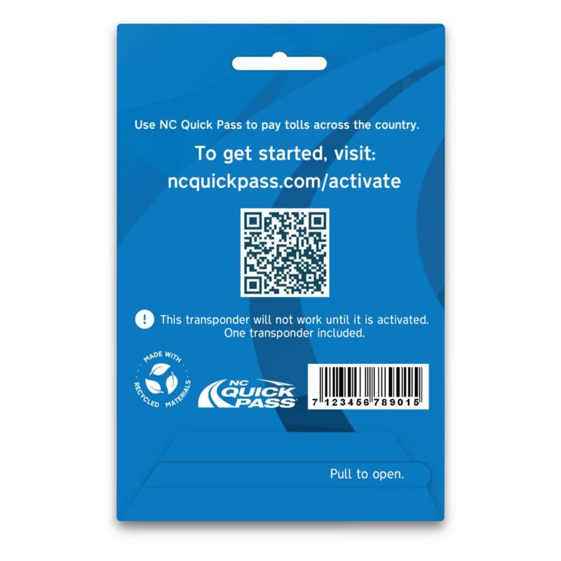 Pegatina TAGAAS NC Quick Pass para 19 estados (2 unidades)