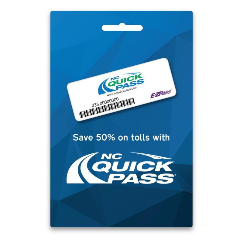 Pegatina TAGAAS NC Quick Pass para 19 estados (2 unidades)