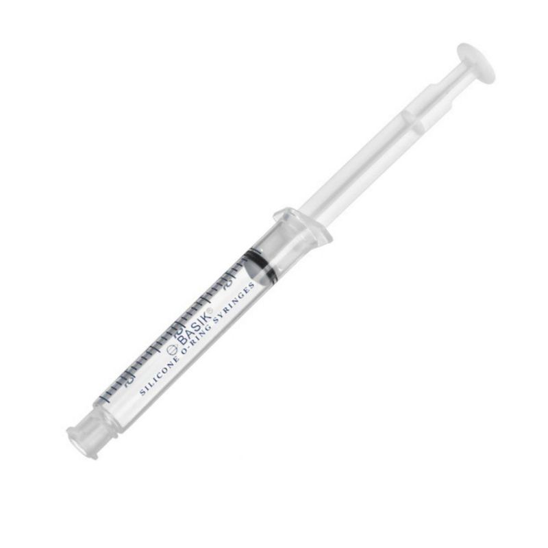 Jeringa BASIK de 3 mL paquete de 24 compatible EnFit con anillo de silicona