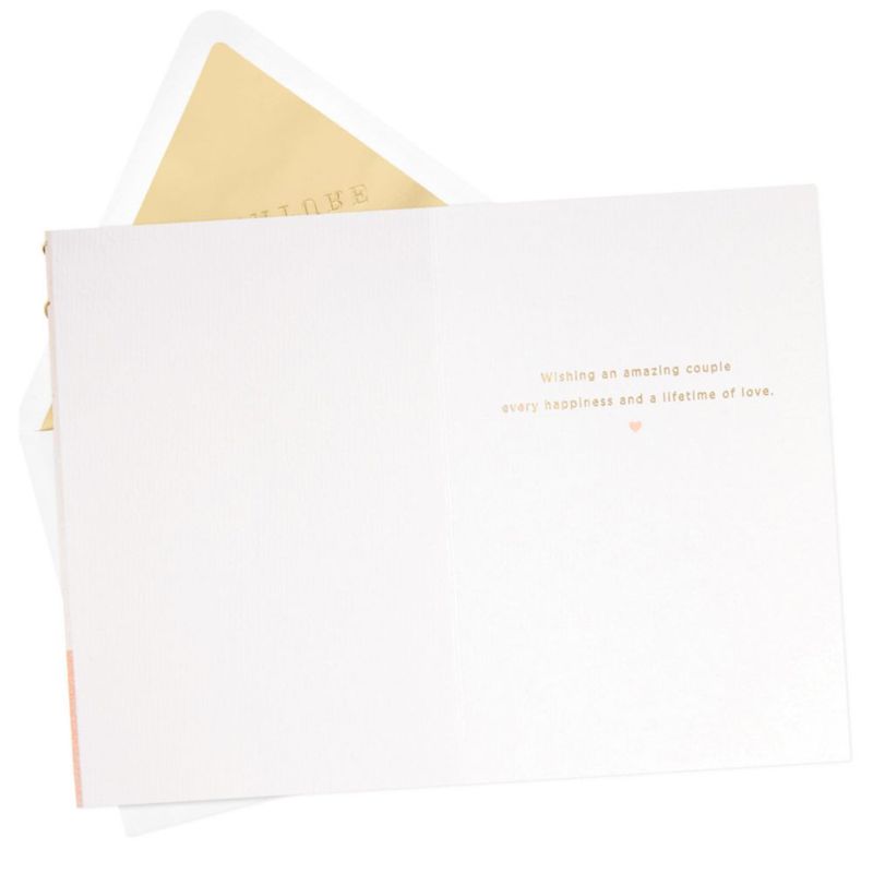 Tarjeta de boda Hallmark 13 cm x 18 cm “Una vida de amor”