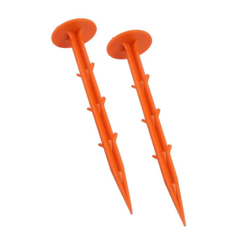 Estacas de encuesta indiedouker 15 cm Naranja (paquete de 40)