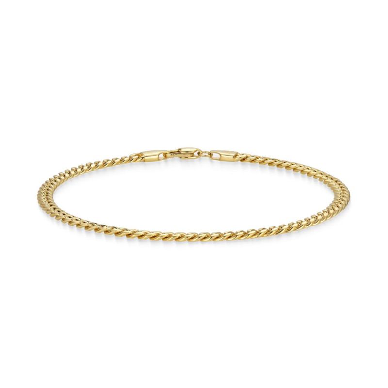 Pulsera JAXXON 22 cm 35 mm Oro estilo cubano