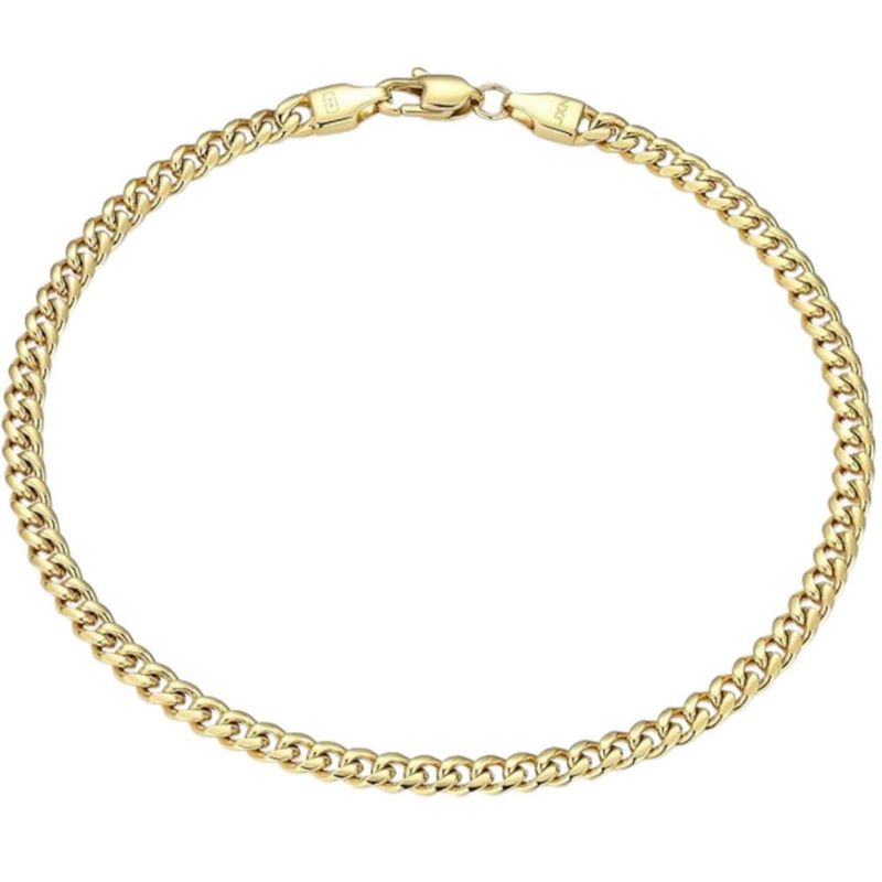 Pulsera JAXXON 22 cm 35 mm Oro estilo cubano