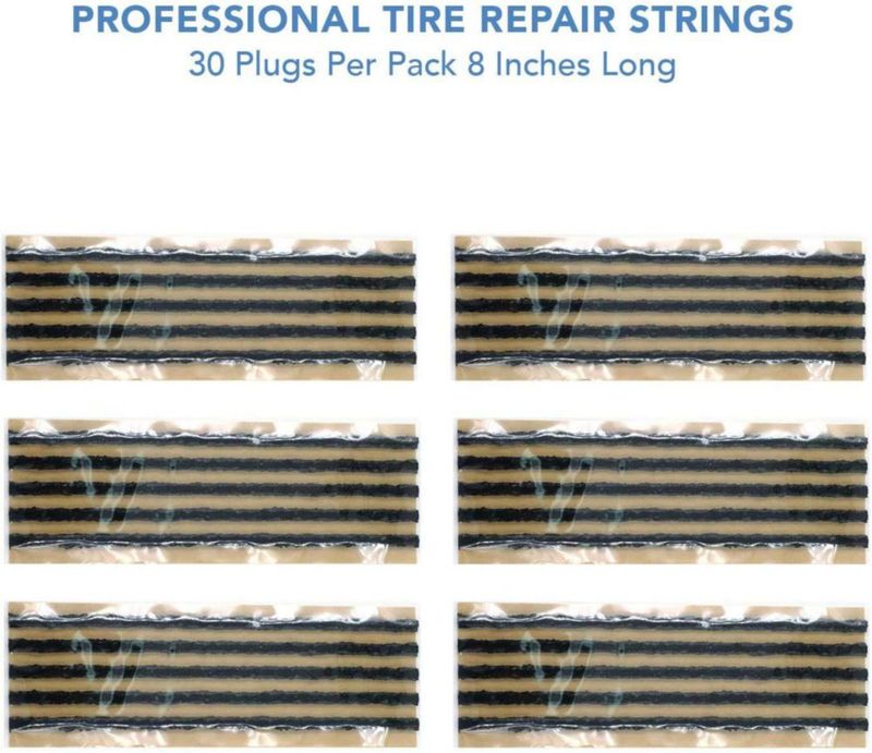 Tapones de reparación de neumáticos CKAuto 20 cm 30 piezas