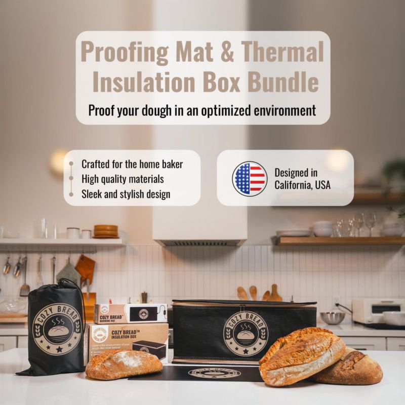 Caja de Fermentación para Pan Cozy Bread con Termostato Controlado 25x53 cm