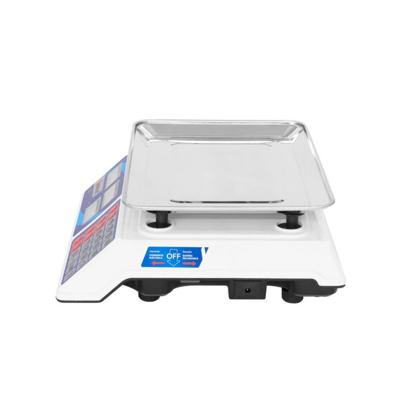 Báscula Digital Silverline de 40 kg con Doble Pantalla LED