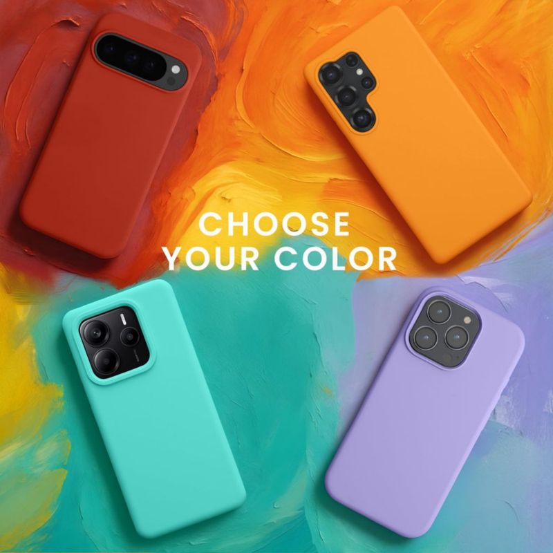 Funda kwmobile TPU para iPhone 15 Pro Max color chocolate