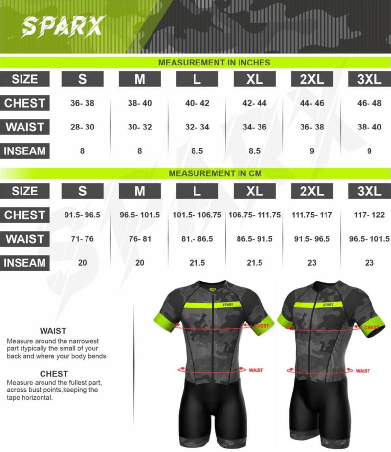 Traje Triatlón Sparx Elite Aerosuit Manga Corta (Talla Grande)