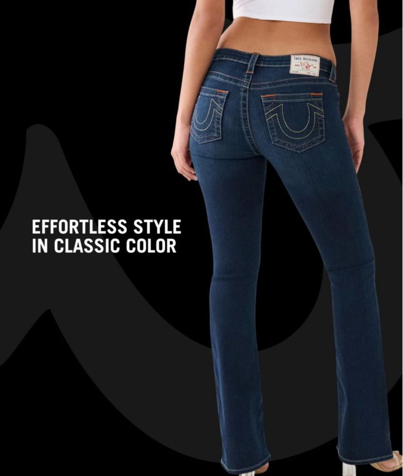 Jeans True Religion Becca Cintura Media 29 Índigo para mujer
