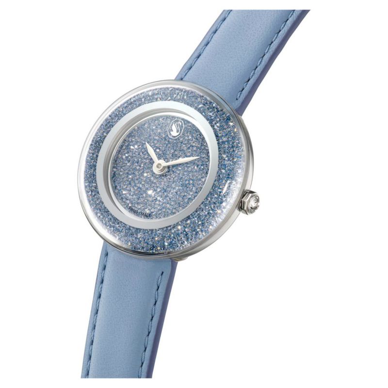 Reloj Swarovski Cristalino 33 mm Cuero Azul