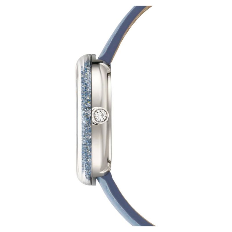Reloj Swarovski Cristalino 33 mm Cuero Azul