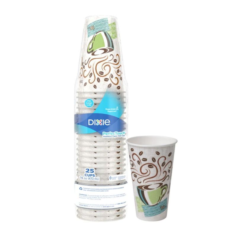 Vaso desechable Dixie 473 ml PerfecTouch - Pack de 25