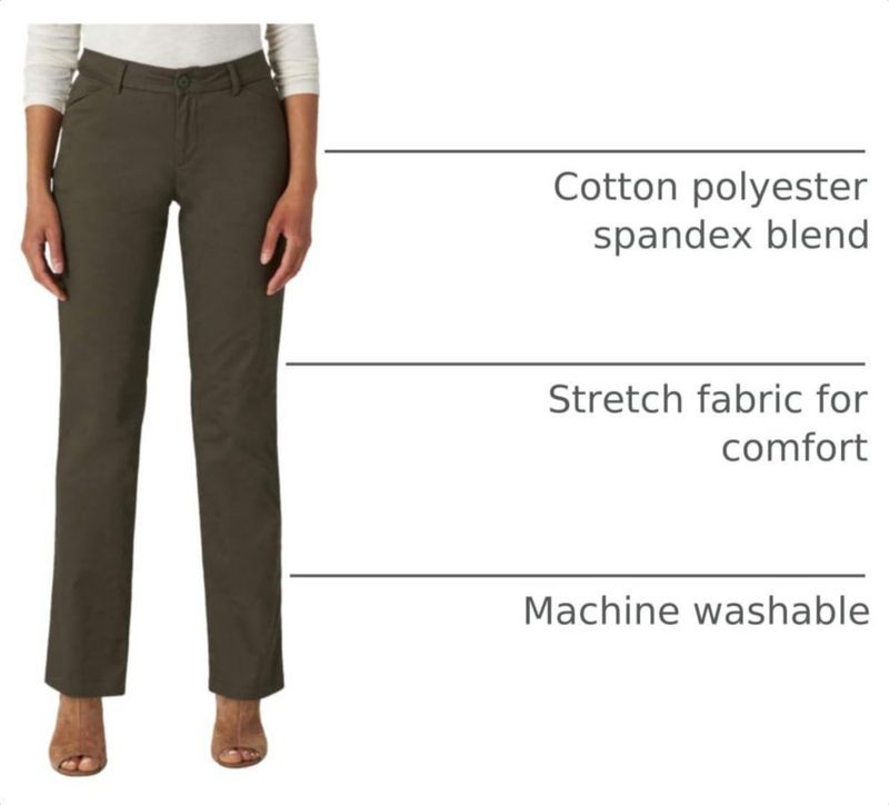 Pantalones Lee de Corte Relajado y Pierna Recta talla 16 color Frontier Olive