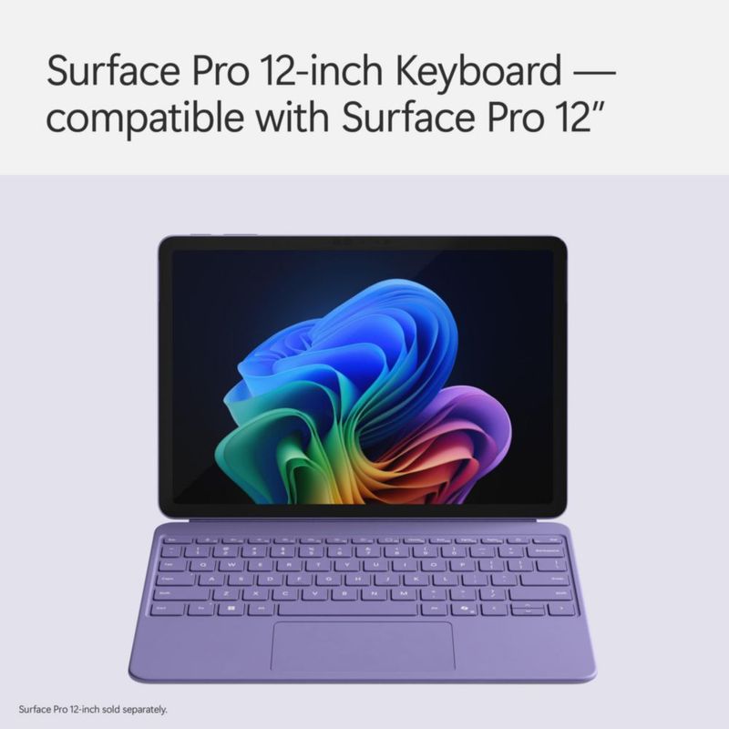 Teclado Microsoft Surface Pro 12 Alcantara Violeta