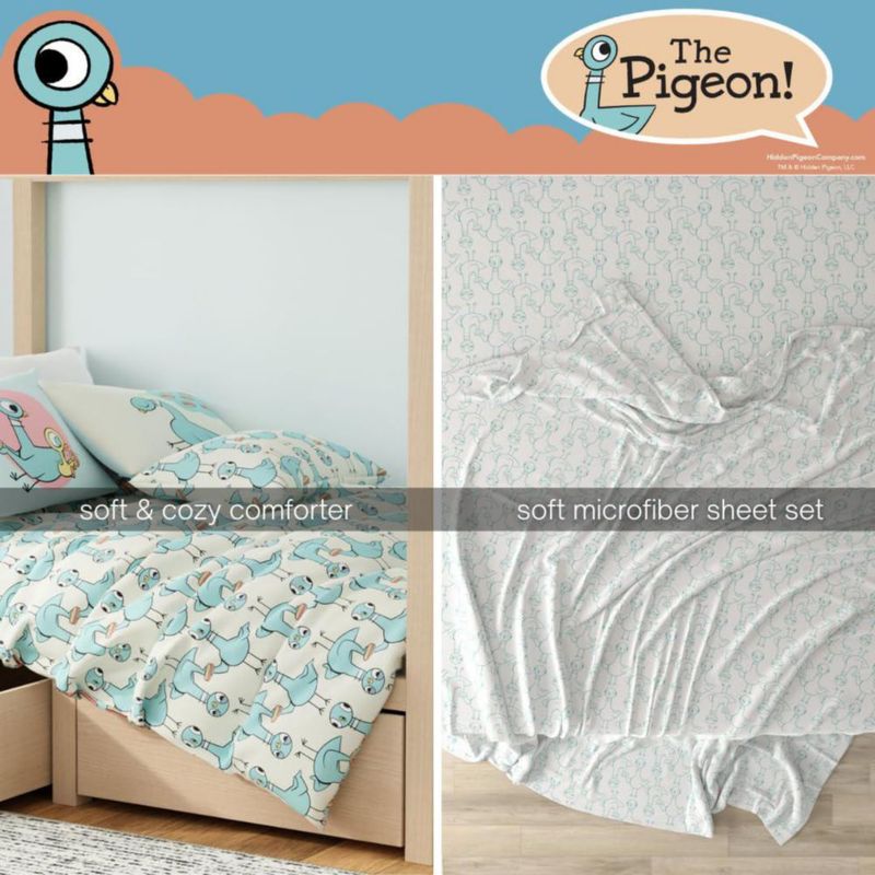 Juego de ropa de cama Franco Twin Hot Dog de microfibra - 5 piezas