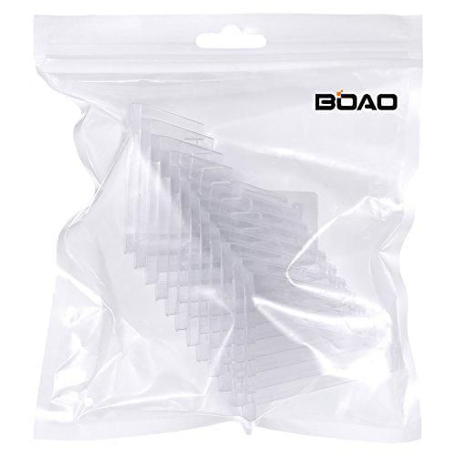 Soporte para tarjetas Boao 12 unidades de 6 cm acrílico transparente mini atril