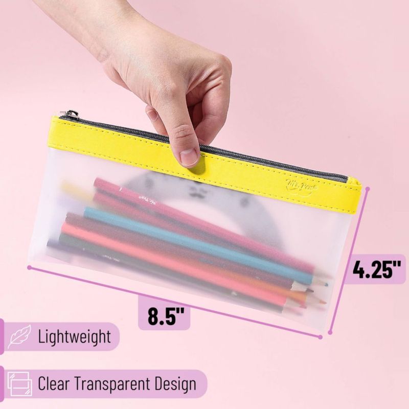 Estuche para lápices Mr. Pen 22 × 11 cm Pack de 3 material TPU