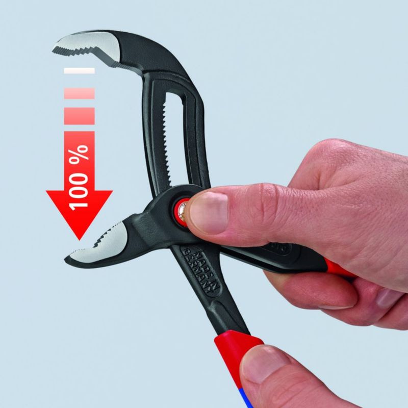 Alicates KNIPEX 25 cm Cobra® QuickSet 50 mm de capacidad