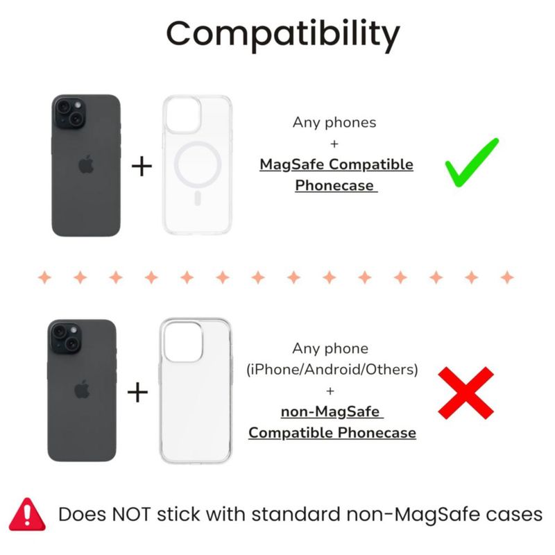 Soporte Magnético de Silicona Casespire MagSafe para Teléfono