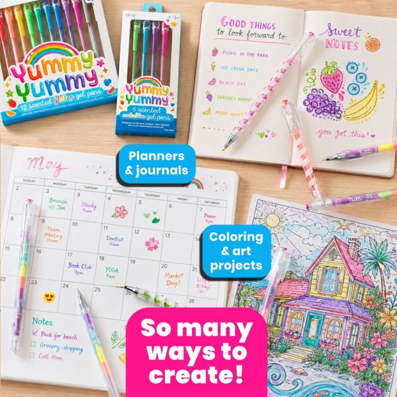 Bolígrafos de Gel Ooly Mini Doodlers Aromáticos (Pack de 20)