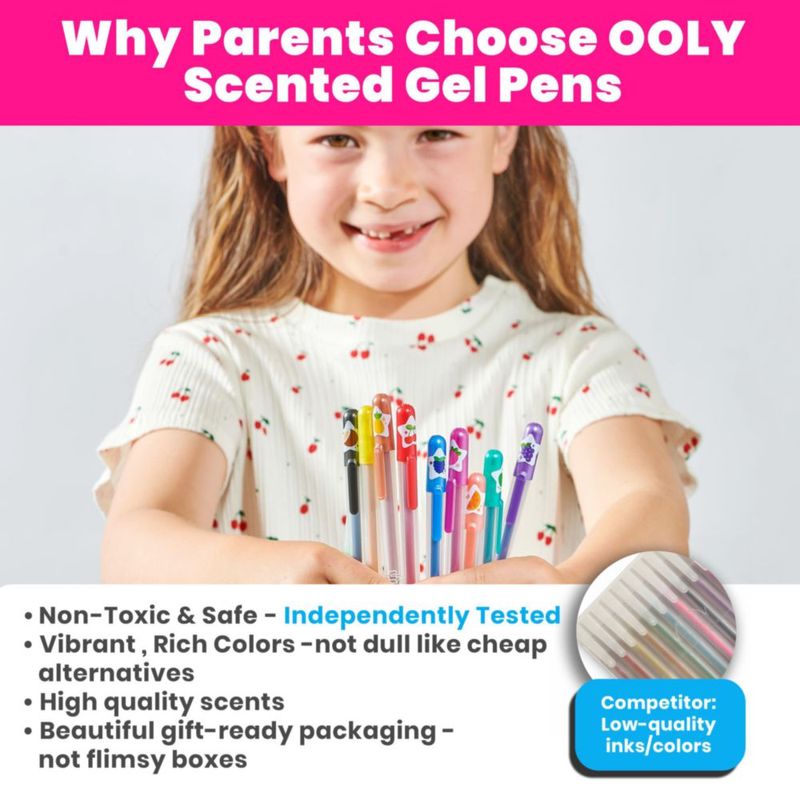 Bolígrafos de Gel Ooly Mini Doodlers Aromáticos (Pack de 20)