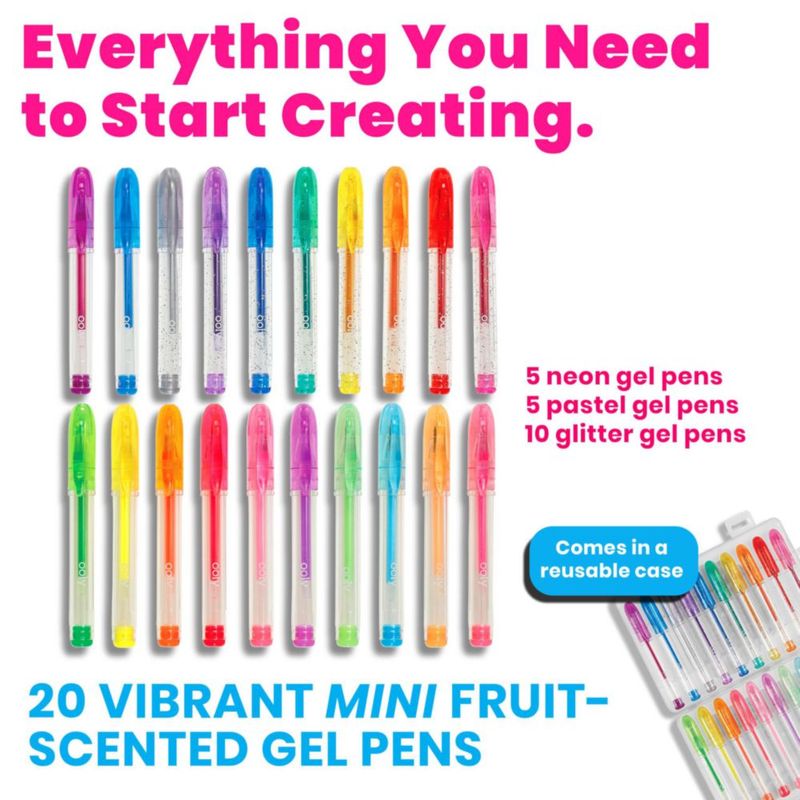Bolígrafos de Gel Ooly Mini Doodlers Aromáticos (Pack de 20)