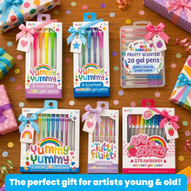 Bolígrafos de Gel Ooly Mini Doodlers Aromáticos (Pack de 20)
