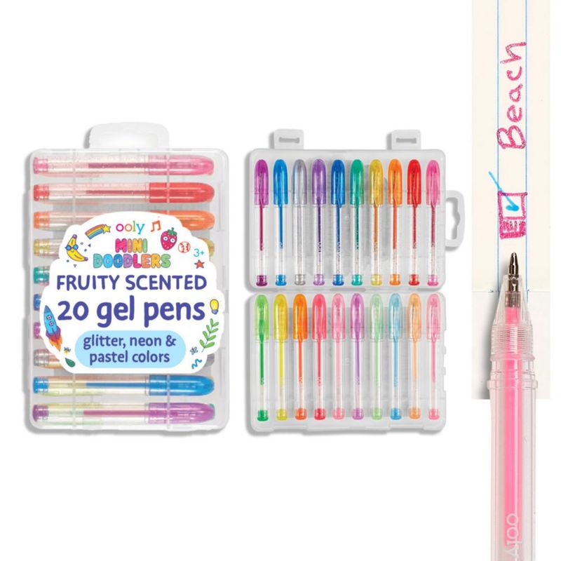 Bolígrafos de Gel Ooly Mini Doodlers Aromáticos (Pack de 20)