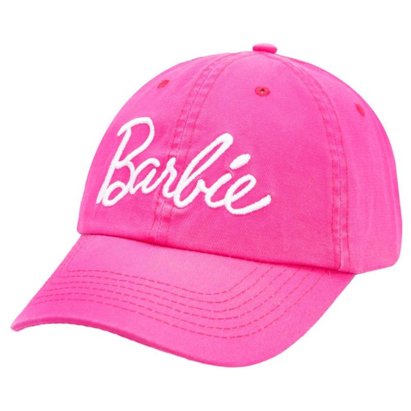 Gorra de béisbol Barbie para mujer rosa snapback ajustable