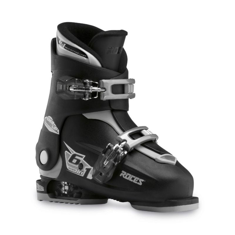 Botas de esquí ROCES 19-22 negro-plata ajustables