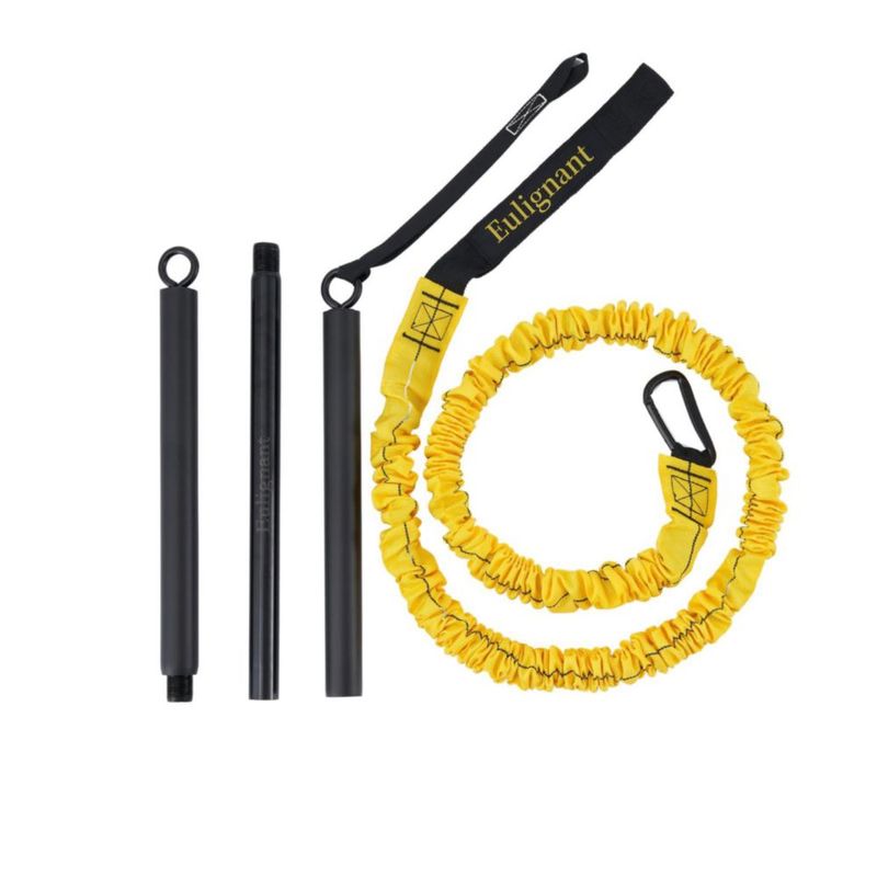 Entrenador rotacional Wizwing con cuerda de resistencia de 36 kg y barra con peso