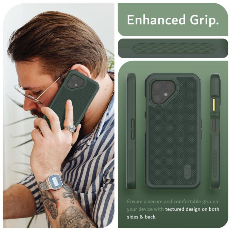 Funda TUDIA MergeGrip para Fairphone 6/6+ Verde Pino