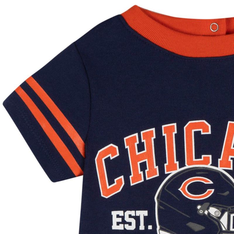 Body Gerber Chicago Bears 24 Meses – Manga Corta (Equipo NFL)