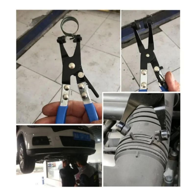 Pinza Para Abrazadera De Manguera 3 Pzas Azul