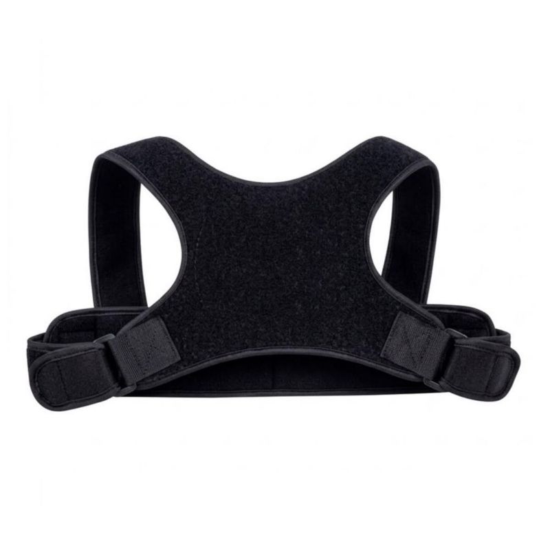 Corrector Postura Espalda Para Hombre Y Mujer Faja Ajustable Negro