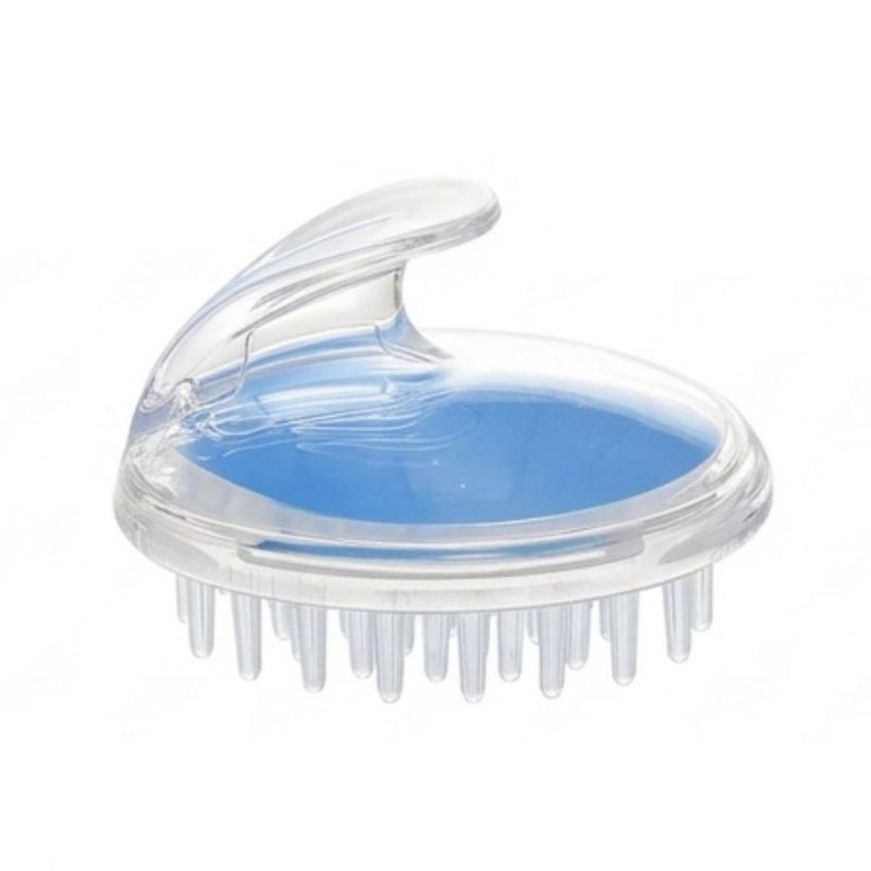Kit Cepillo Ducha Cepillo Masajeador Capilar Tapete Baño Azul
