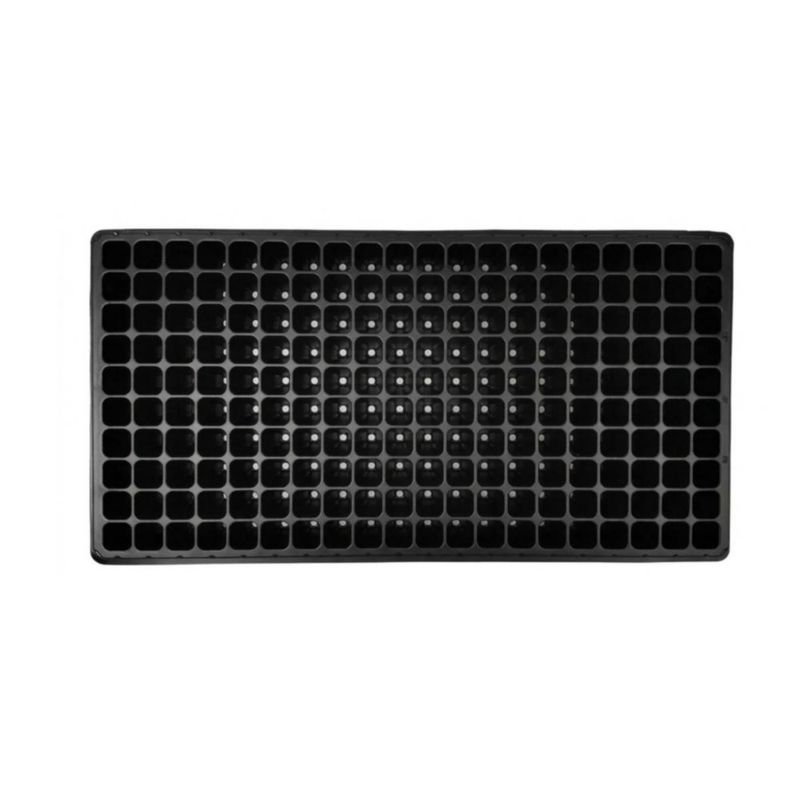Charola/bandeja De Germinación 200 Cavidades 20 Piezas Negro
