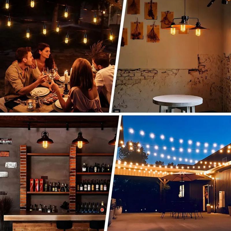 Foco Bombillas De Luz Ámbar 40W 8 Pzs Ámbar