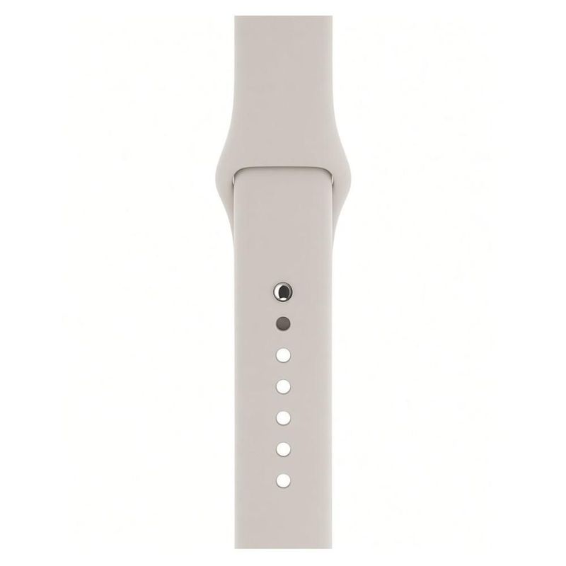 Correa Silicona Blanca Compatible Apple Watch 38/40/41mm y S10 42mm Talla L