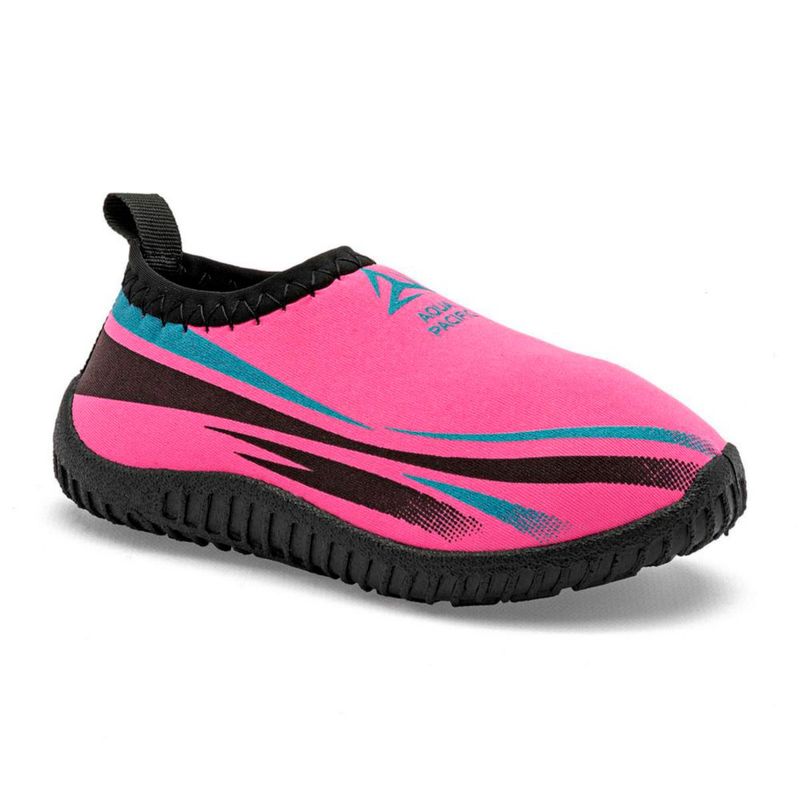 SANDALIA VERANO CERRADO AQUA PACIFIC 600 ROSA VERDE NEGRO