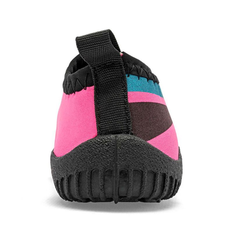 SANDALIA VERANO CERRADO AQUA PACIFIC 600 ROSA VERDE NEGRO