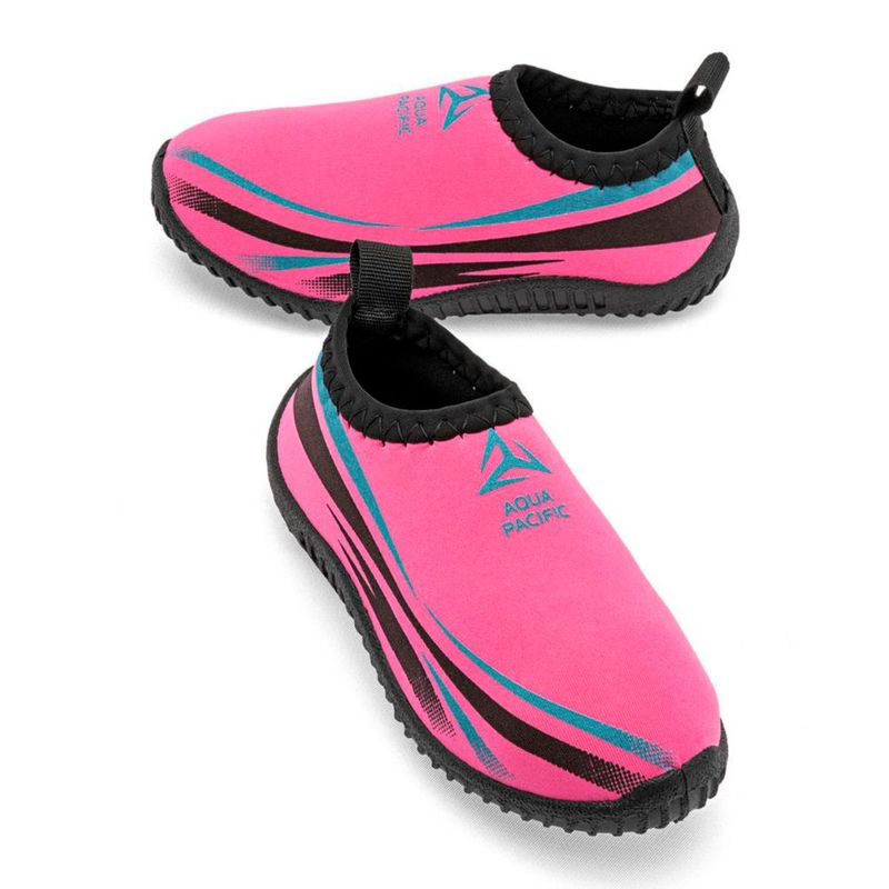 SANDALIA VERANO CERRADO AQUA PACIFIC 600 ROSA VERDE NEGRO